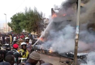 Image d'illustration de l'incendie à Touba.